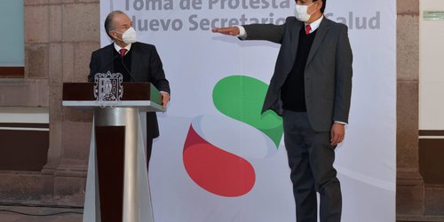 Rinde protesta Miguel Ángel Lutzow Steiner como secretario de Salud