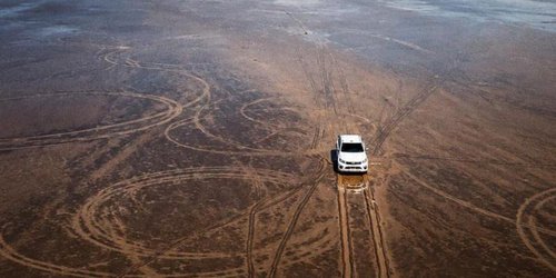 La indignación por el daño ambiental que causó un hombre con su camioneta en la Pampa del Leoncito, un ecosistema único de Argentina.
