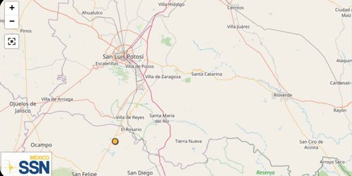 Sismo en Guanajuato, sin afectaciones en SLP