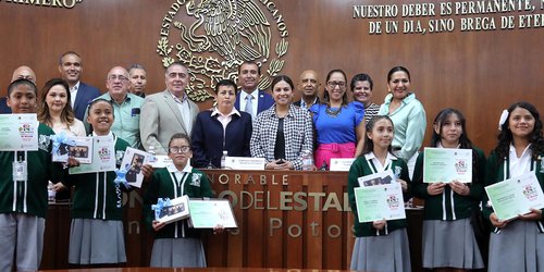El Congreso recibió declaratoria del 12° Parlamento de las Niñas y los Niños