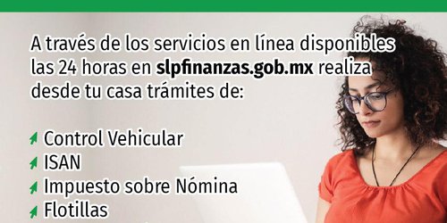Secretaría de Finanzas llama a utilizar servicios en línea