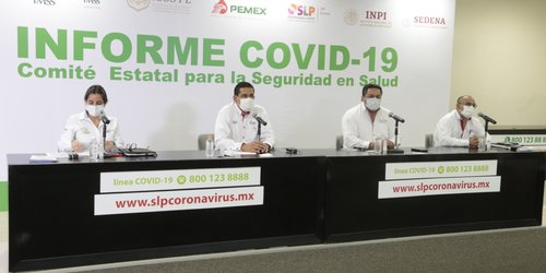 Por quinto día consecutivo más casos del COVID en SLP