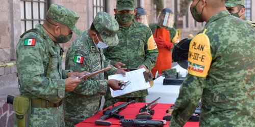 SEDENA llevó a cabo jornada de destrucción de armas de fuego