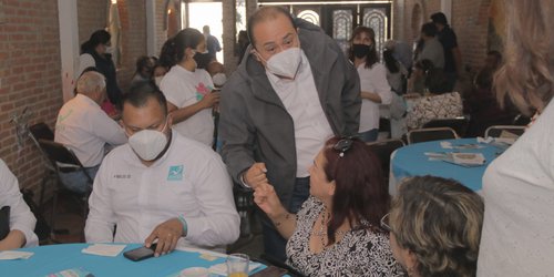 Francisco Javier Rico se reunió con profesoras y profesores jubilados