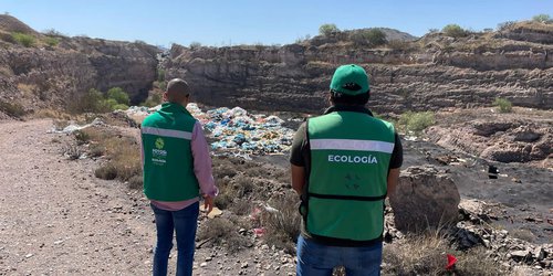 Suspenden sitio irregular de residuos industriales a cielo abierto