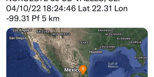 PC Municipal, sin reportes tras sismo registrado en límites con Tamasopo