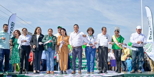 Cumple Ricardo Gallardo y entrega moderno bulevar Ciudad Fernández-El Refugio