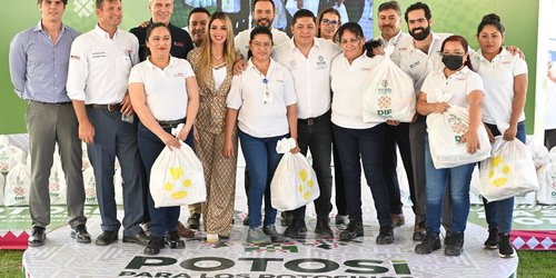Economía de trabajadores potosinos se fortalece con becas alimentarias: Gallardo