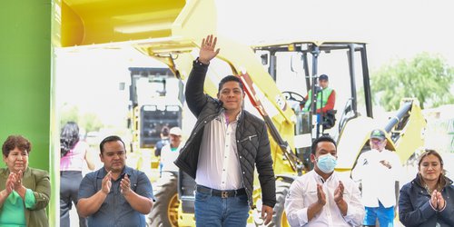 Inicia Gallardo pavimentación de camino Bledos-Cabras en Villa de Reyes