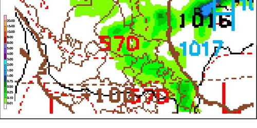 Pronóstico de lluvias para el Estado durante el fin de semana