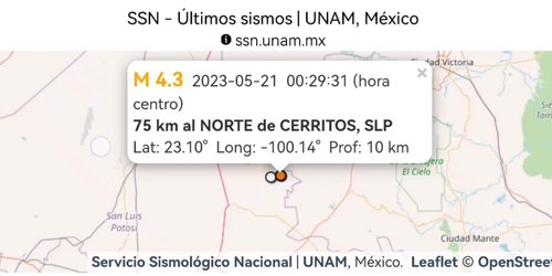 Sismos hoy en México del 22 de mayo de 2023; reportan 5 temblores en Edomex