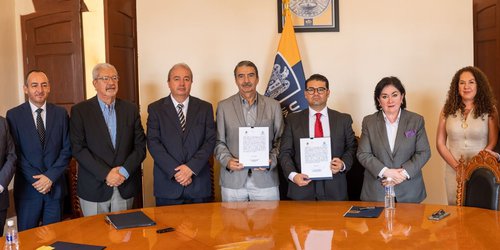 Suscribe UASLP, Convenio Marco de Colaboración con el Tribunal Estatal de Justicia Administrativa