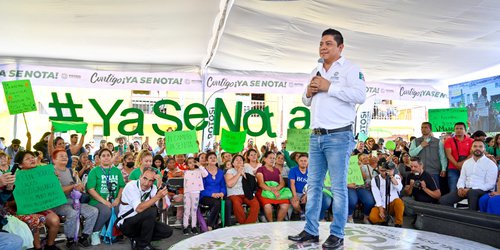 Ricardo Gallardo le cumple a vecinos de Gálvez