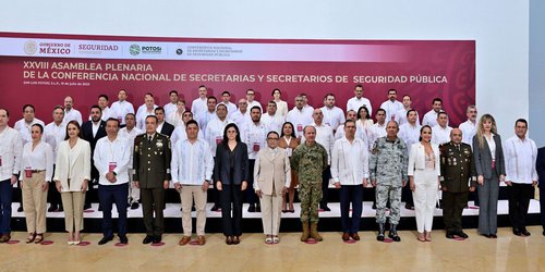 Gallardo encabeza XXVII Asamblea Plenaria Nacional de Secretarios de Seguridad