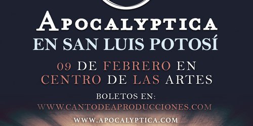 El CEART será sede del concierto de la banda Apocalyptica
