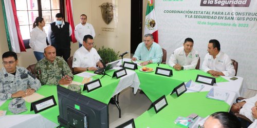 Gobernador preside mesa de seguridad en Ciudad Valles