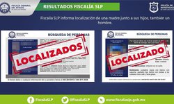 Localizan a madre y sus tres hijos; contaban con ficha de búsqueda en la ZM