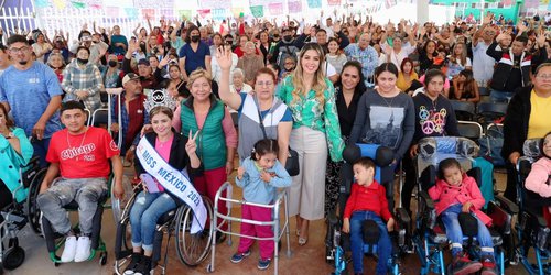 Gobierno Estatal entrega 500 ayudas técnicas a personas con discapacidad