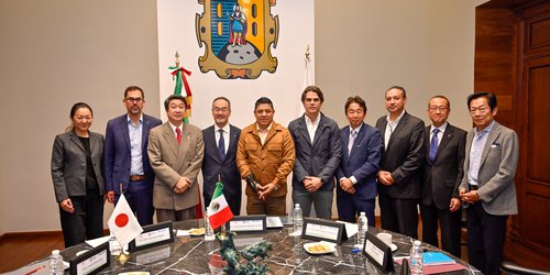Ricardo Gallardo sostiene reunión con cónsul de Japón