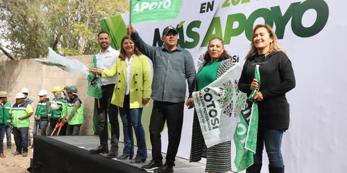Ricardo Gallardo arranca modernización de calle en Portezuelo