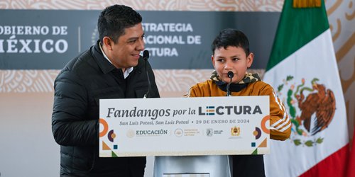 Ricardo Gallardo respalda esfuerzo nacional de fomento a la lectura