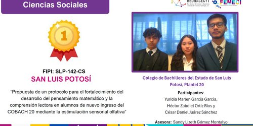 Gobierno reconoce a ganadores de la Feria Mexicana de Ciencias