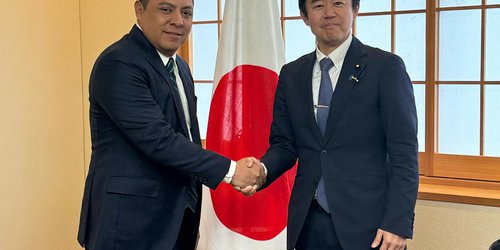 Ricardo Gallardo se reúne con Viceministro de Relaciones Exteriores de Japón