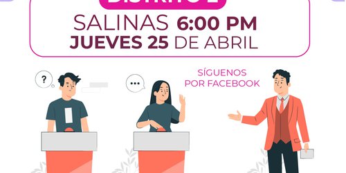 Hoy se realiza debate distrital en Salinas.