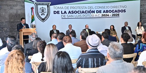 Reafirma Ejecutivo Estatal colaboración con las y los abogados potosinos