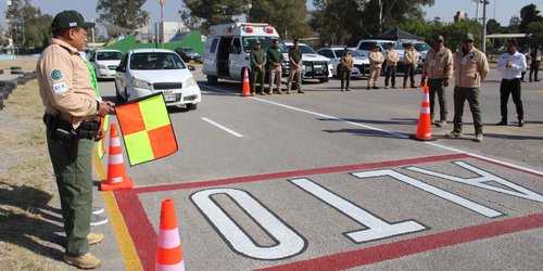 Inauguran reacondicionamiento de la pista para clases de manejo