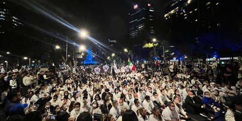 PAN protesta desde el Ángel de la Independencia contra fraude Judicial