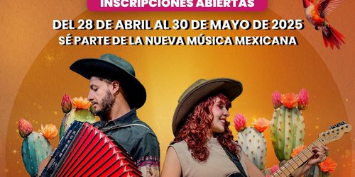 SECULT invita a participar en la convocatoria "México Canta por la Paz y Contra las Adicciones "