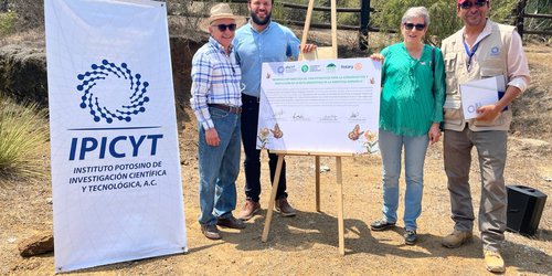 Científicos del IPICYT inauguran sendero entomológico en el Ecoparque Cráter Encantado que protegerá a diversos insectos.