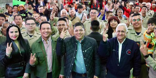 Gobierno asegura a bomberos, soldados y policías que sirvan a SLP