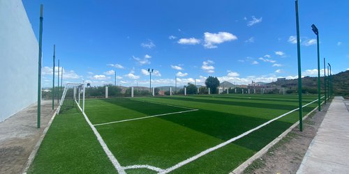 Gobierno Estatal avanza en la rehabilitación  de área recreativa en Tierra Nueva