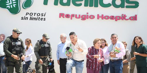 El Gobernador Gallardo y Alcalde entregan refugio de animales gratuito en Soledad, el primero en el país