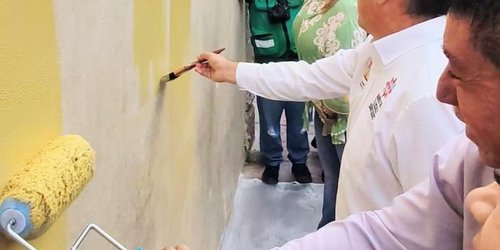 Estado mejora la imagen urbana de municipios con las rutas mágicas de color