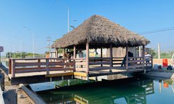 Gobierno Municipal de CDFDZ rehabilita palapa en el Canal de la Media Luna