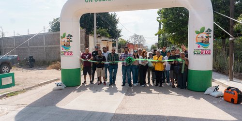 Entrega Gobierno Municipal obra de rehabilitación de drenaje sanitario en El Refugio
