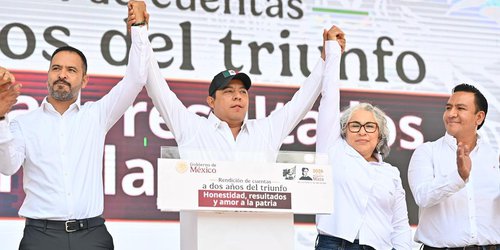 Ricardo Gallardo espalda transformación de Claudia Sheinbaum