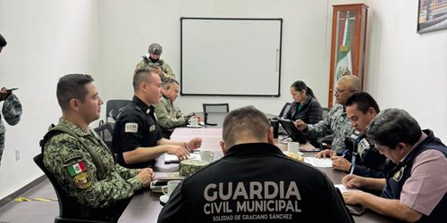 Guardia Civil Municipal de Soledad presenta resultados en Mesa Regional de Seguridad