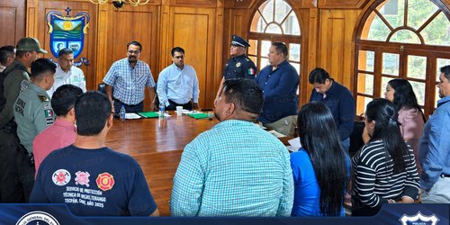 Refuerzan coordinación de seguridad en Ciudad Fernández y Villa Juárez