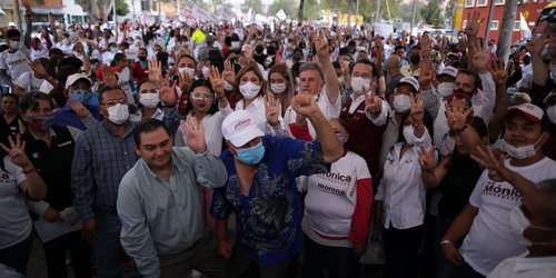 Mónica Rangel y Xavier Nava se comprometen a mejorar condiciones de trabajo para comerciantes y tianguistas
