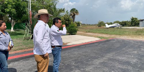 Con apoyo del Estado, avanza modernización del aeropuerto de Tamuín