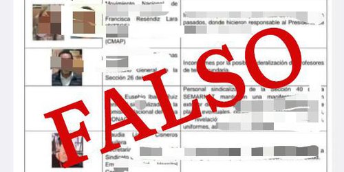 Alerta SGG sobre publicaciones difundidas en redes sociales