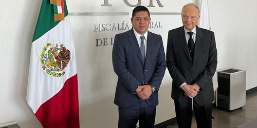 Logra Ricardo Gallardo acuerdos relevantes con Alejandro Gertz