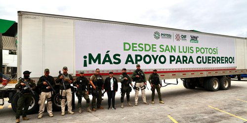 Gobierno envió 100 toneladas de acopio para damnificados de Acapulco