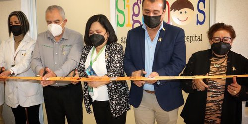 Ponen al servicio de la niñez y la juventud, aula educativa en el Hospital Central