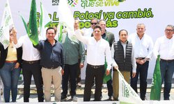 El gobernador Ricardo Gallardo pone en marcha la segunda etapa de la Vía Alterna Sur