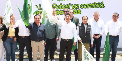 El gobernador Ricardo Gallardo pone en marcha la segunda etapa de la Vía Alterna Sur